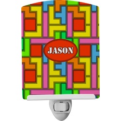 Tetromino Ceramic Night Light (Personalized)