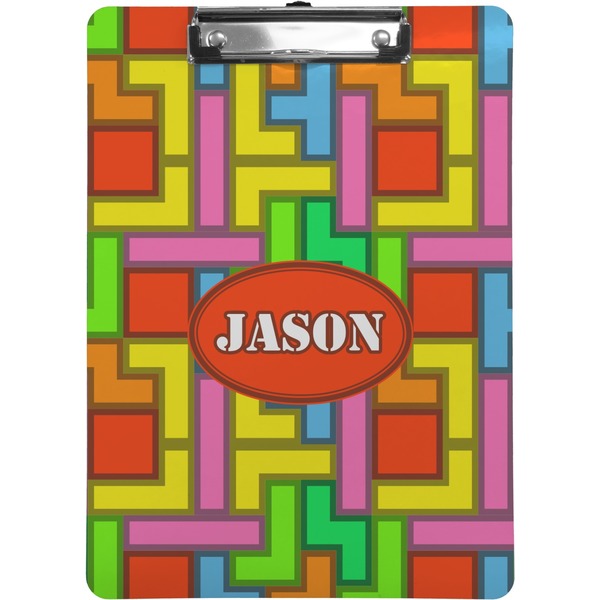 Custom Tetromino Clipboard (Letter Size) (Personalized)