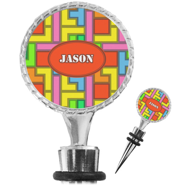 Custom Tetromino Wine Bottle Stopper (Personalized)