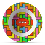 Tetromino Plastic Bowl - Microwave Safe - Composite Polymer (Personalized)