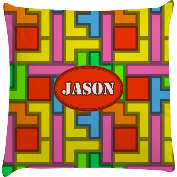 Custom Tetromino Decorative Pillow Case (Personalized)
