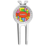 Tetromino Golf Divot Tool & Ball Marker (Personalized)