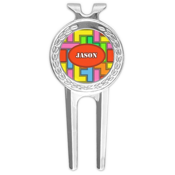 Custom Tetromino Golf Divot Tool & Ball Marker (Personalized)