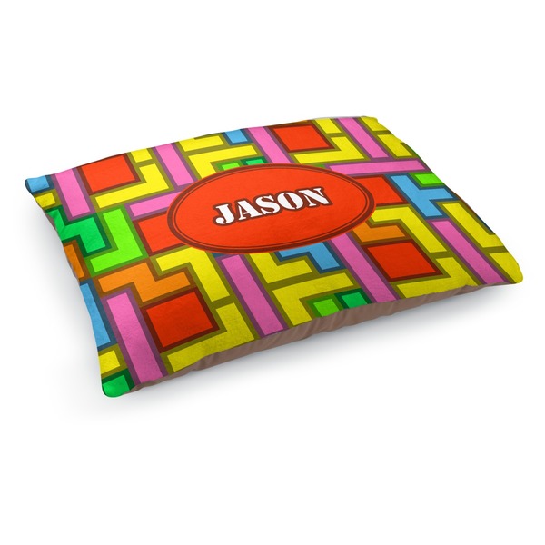 Custom Tetromino Dog Bed - Medium w/ Name or Text