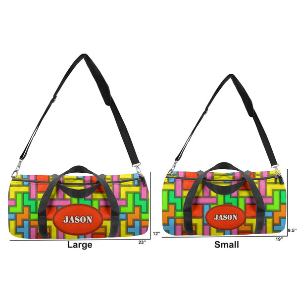 Tetromino Duffle Bag Small and Large