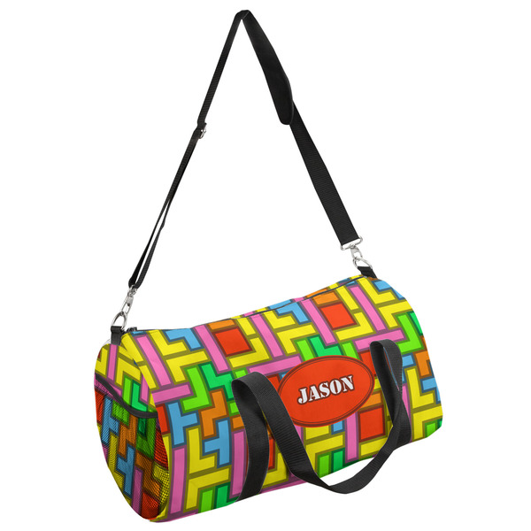 Custom Tetromino Duffel Bag - Large (Personalized)