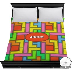 Tetromino Duvet Cover - Full / Queen (Personalized)