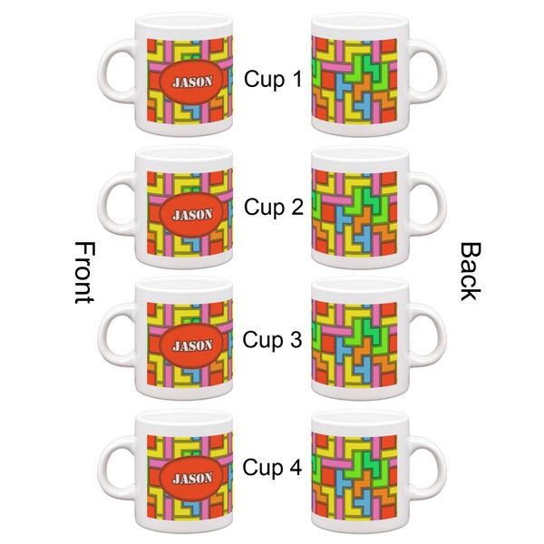 Tetromino Espresso Cup Set of 4 - Apvl