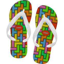 Tetromino Flip Flops (Personalized)