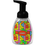 Tetromino Foam Soap Bottle - Black (Personalized)
