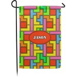 Tetromino Small Garden Flag - Double Sided w/ Name or Text