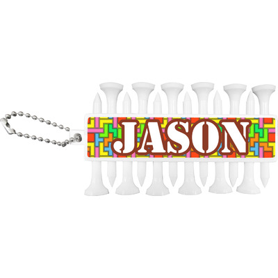 Tetromino Golf Tees & Ball Markers Set (Personalized)