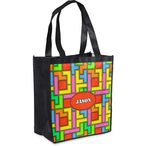 Custom Tetromino Grocery Bag (Personalized)