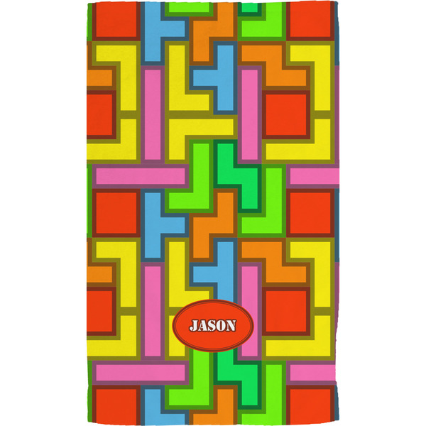 Tetromino Hand Towel (Personalized) Full