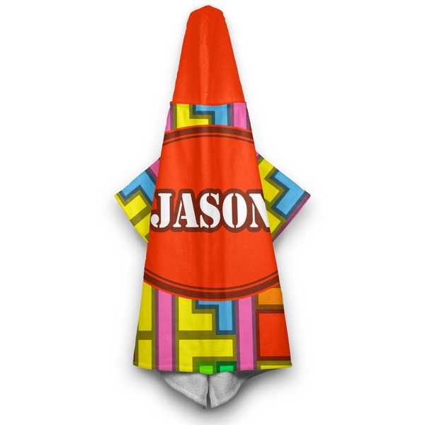 Tetromino Hooded Towel - Hanging