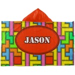 Tetromino Kids Hooded Towel (Personalized)