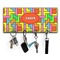 Tetromino Key Hanger w/ 4 Hooks & Keys