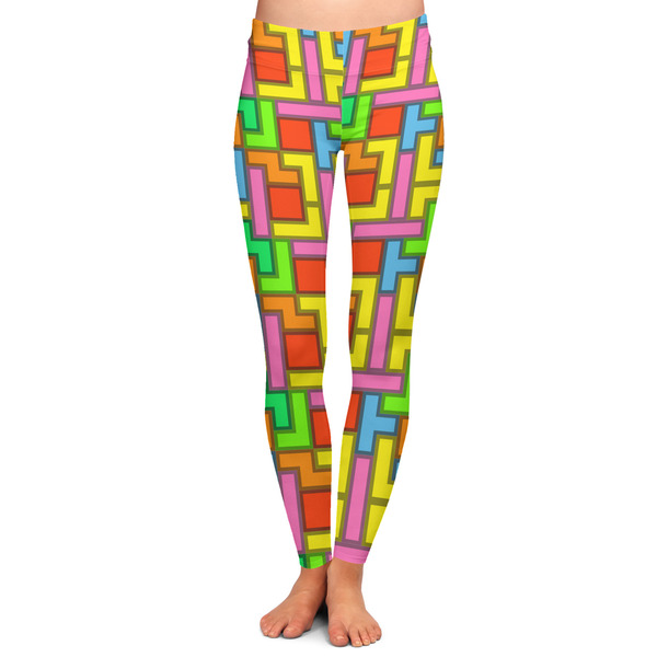 Custom Tetromino Ladies Leggings - Extra Small