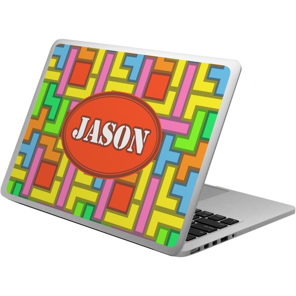 Custom Tetromino Laptop Skin - Custom Sized (Personalized)