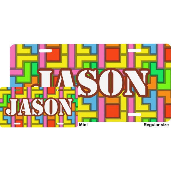 Tetromino License Plate (Sizes)