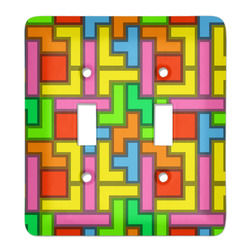 Tetromino Light Switch Cover (2 Toggle Plate)