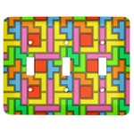 Tetromino Light Switch Cover (3 Toggle Plate)