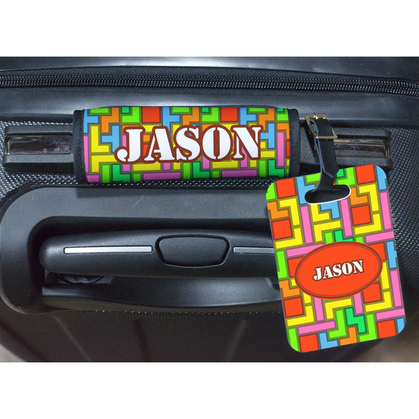Tetromino Luggage Wrap & Tag