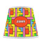 Tetromino Poly Film Empire Lampshade - Front View