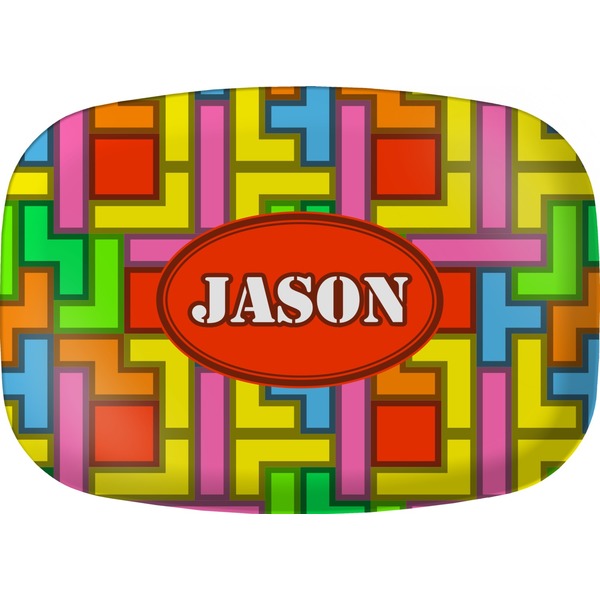 Custom Tetromino Melamine Platter (Personalized)