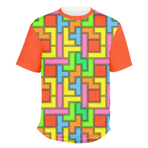 Custom Tetromino Men's Crew T-Shirt - X Large