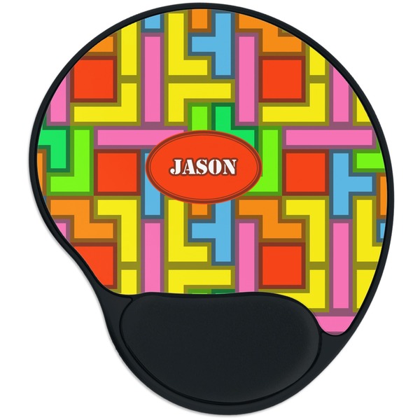 Custom Tetromino Mouse Pad with Wrist Support