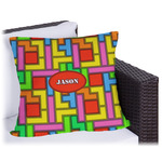 Tetromino Outdoor Pillow (Personalized)