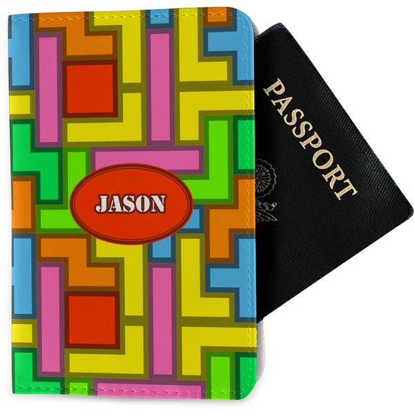 Custom Tetromino Passport Holder - Fabric (Personalized)