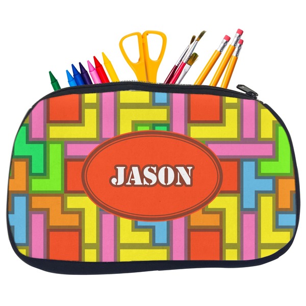 Tetromino Pencil / School Supplies Bags - Medium