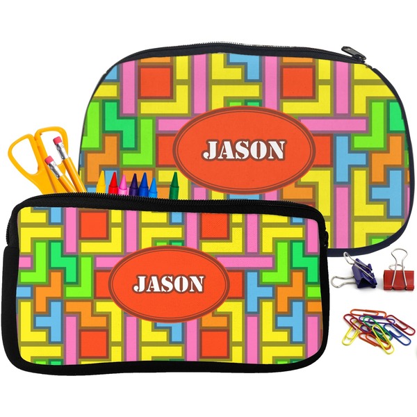 Tetromino Pencil / School Supplies Bags Small and Medium