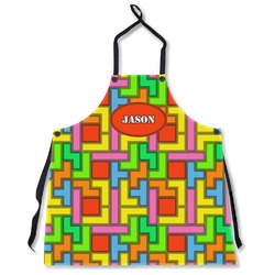 Tetromino Apron Without Pockets w/ Name or Text