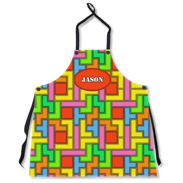 Custom Tetromino Apron Without Pockets w/ Name or Text