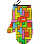 Tetromino Left Oven Mitt (Personalized)