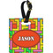 Tetromino Personalized Square Luggage Tag
