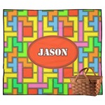 Tetromino Outdoor Picnic Blanket (Personalized)