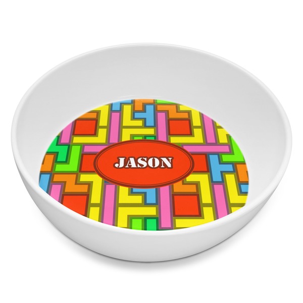 Custom Tetromino Melamine Bowl - 8 oz (Personalized)