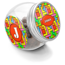 Tetromino Puppy Treat Jar (Personalized)