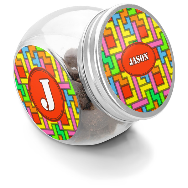Custom Tetromino Puppy Treat Jar (Personalized)