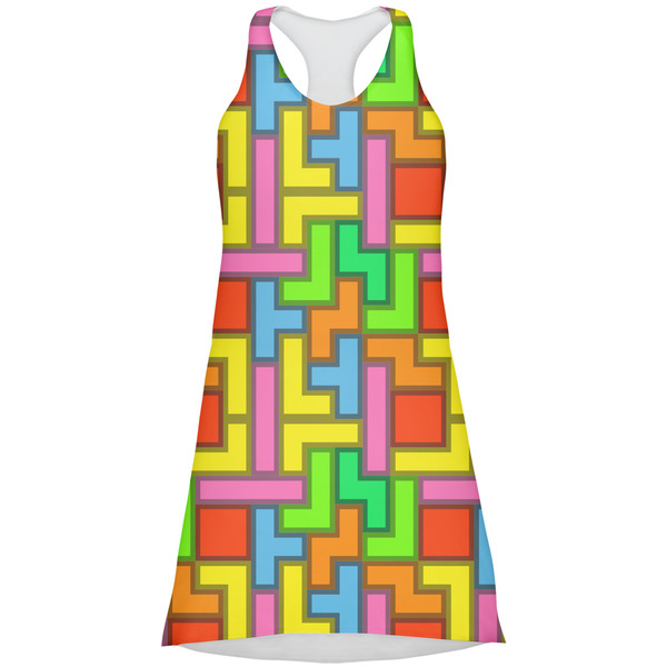 Custom Tetromino Racerback Dress - X Small
