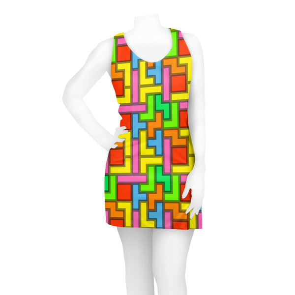 Tetromino Racerback Dress - On Model - Front