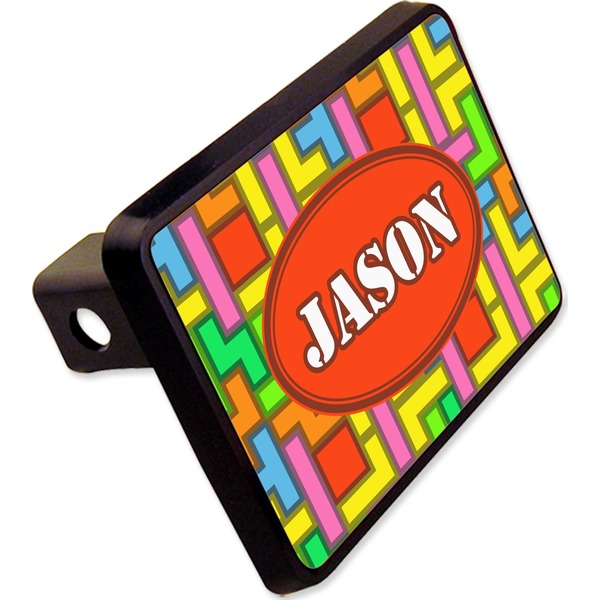 Custom Tetromino Rectangular Trailer Hitch Cover - 2" (Personalized)
