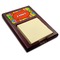 Tetromino Red Mahogany Sticky Note Holder (Personalized)