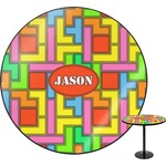 Tetromino Round Table (Personalized)