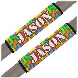 Tetromino Seat Belt Covers (Set of 2) (Personalized)