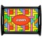 Tetromino Black Wooden Tray - Large (Personalized)